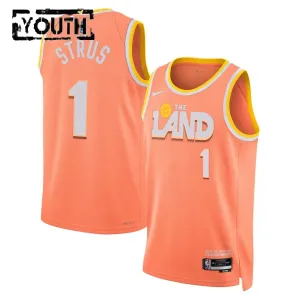 Maglia Cleveland Cavaliers Max Strus City Edition 2025-26 Swingman Arancione - Bambino