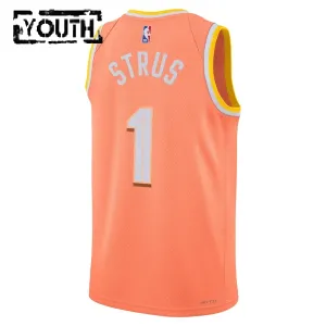 Maglia Cleveland Cavaliers Max Strus City Edition 2025-26 Swingman Arancione - Bambino