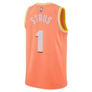 Maglia Cleveland Cavaliers Max Strus City Edition 2025-26 Swingman Arancione - Uomo