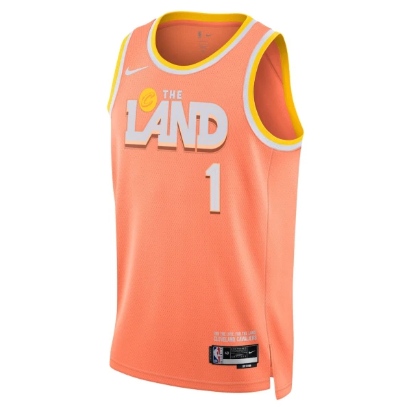 Maglia Cleveland Cavaliers Max Strus City Edition 2025-26 Swingman Arancione - Uomo
