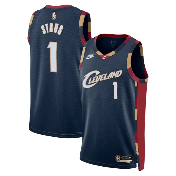 Maglia Cleveland Cavaliers Max Strus Classic Edition 2025-26 Swingman Navy - Uomo Maglia Cleveland Cavaliers Max Strus Classic Edition 2025-26 Swingman Navy - Uomo