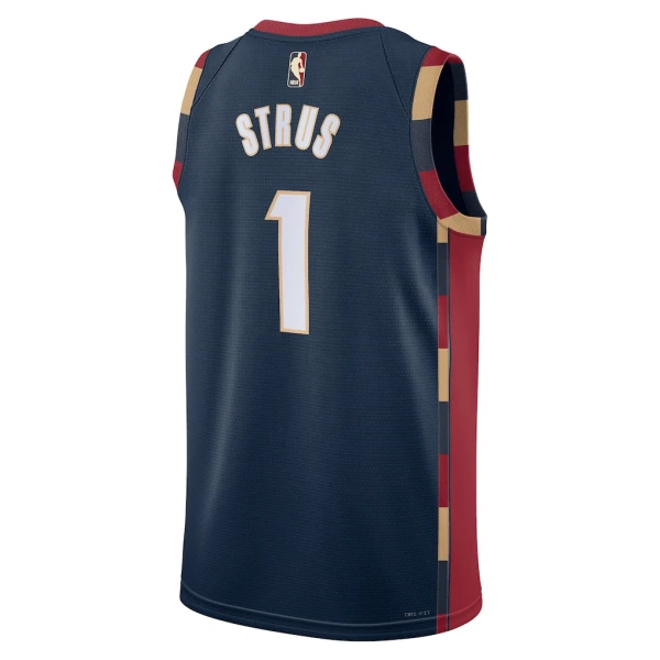 Maglia Cleveland Cavaliers Max Strus Classic Edition 2025-26 Swingman Navy - Uomo