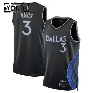 Maglia Dallas Mavericks Anthony Davis City Edition 2025-26 Swingman Nero - Bambino