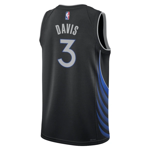 Maglia Dallas Mavericks Anthony Davis City Edition 2025-26 Swingman Nero - Uomo