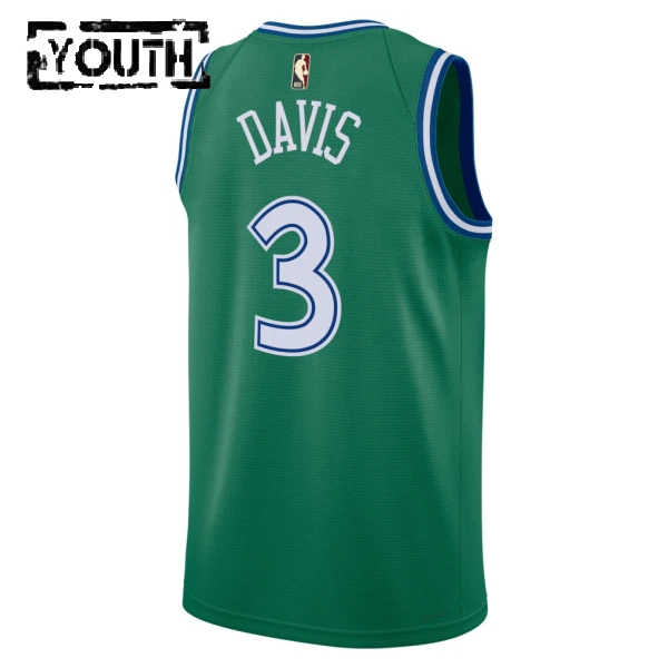 Maglia Dallas Mavericks Anthony Davis Classic Edition 2025-26 Swingman Verde - Bambino