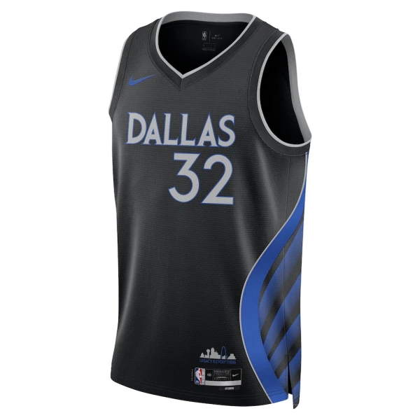 Maglia Dallas Mavericks Cooper Flagg City Edition 2025-26 Swingman Nero - Uomo