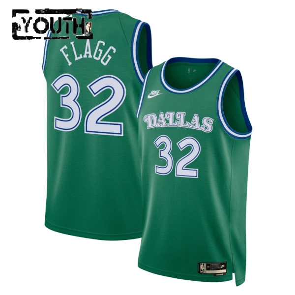 Maglia Dallas Mavericks Cooper Flagg Classic Edition 2025-26 Swingman Verde - Bambino
