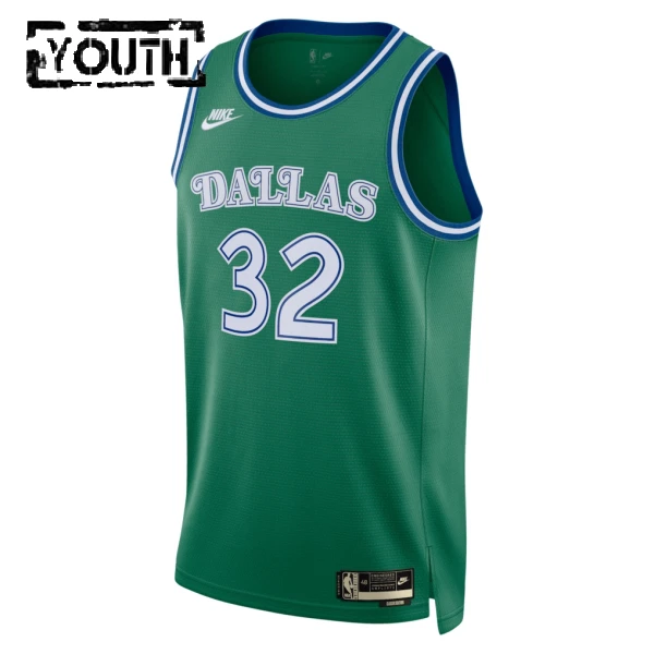 Maglia Dallas Mavericks Cooper Flagg Classic Edition 2025-26 Swingman Verde - Bambino