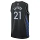 Maglia Dallas Mavericks Daniel Gafford City Edition 2025-26 Swingman Nero - Uomo