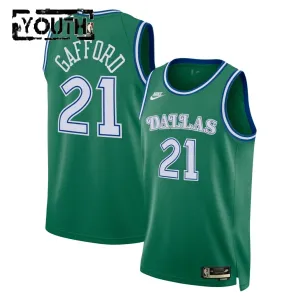 Maglia Dallas Mavericks Daniel Gafford Classic Edition 2025-26 Swingman Verde - Bambino