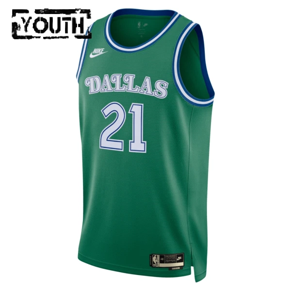 Maglia Dallas Mavericks Daniel Gafford Classic Edition 2025-26 Swingman Verde - Bambino