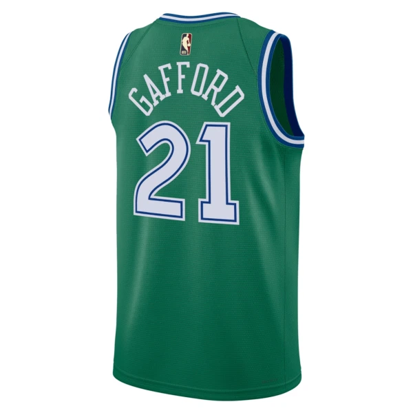 Maglia Dallas Mavericks Daniel Gafford Classic Edition 2025-26 Swingman Verde - Uomo