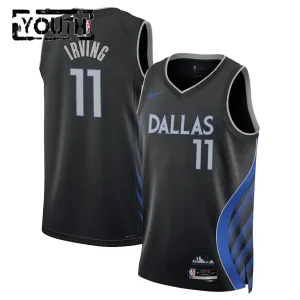 Maglia Dallas Mavericks Kyrie Irving City Edition 2025-26 Swingman Nero - Bambino