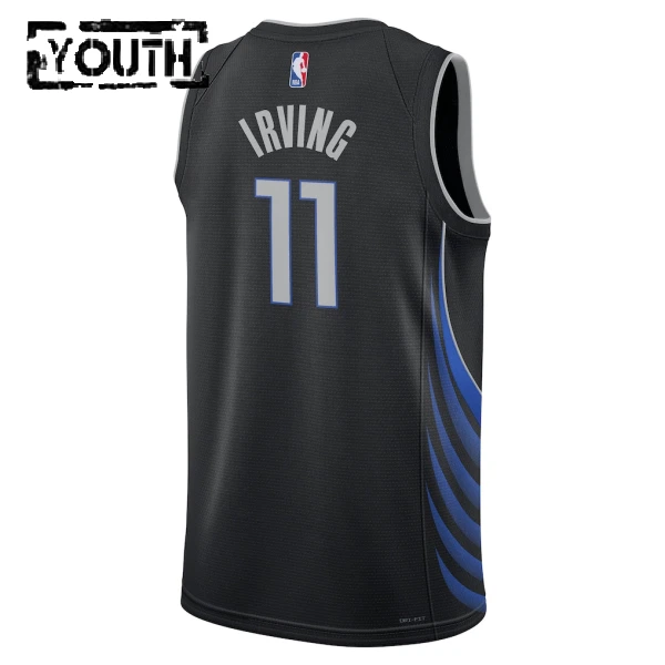 Maglia Dallas Mavericks Kyrie Irving City Edition 2025-26 Swingman Nero - Bambino