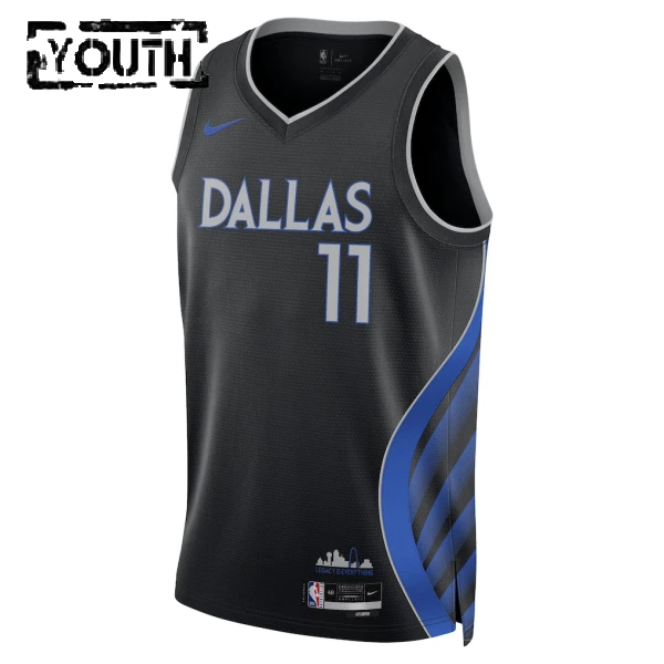 Maglia Dallas Mavericks Kyrie Irving City Edition 2025-26 Swingman Nero - Bambino