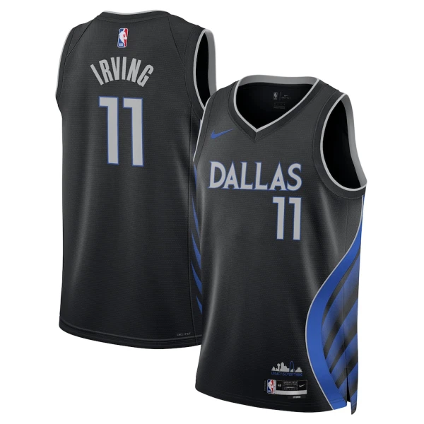 Maglia Dallas Mavericks Kyrie Irving City Edition 2025-26 Swingman Nero - Uomo
