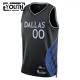 Maglia Dallas Mavericks Personalizzata City Edition 2025-26 Swingman Nero - Bambino