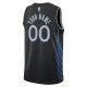 Maglia Dallas Mavericks Personalizzata City Edition 2025-26 Swingman Nero - Uomo