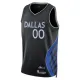 Maglia Dallas Mavericks Personalizzata City Edition 2025-26 Swingman Nero - Uomo