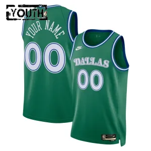 Maglia Dallas Mavericks Personalizzata Classic Edition 2025-26 Swingman Verde - Bambino