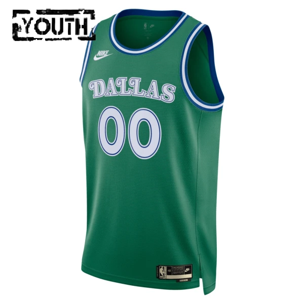 Maglia Dallas Mavericks Personalizzata Classic Edition 2025-26 Swingman Verde - Bambino