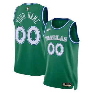 Maglia Dallas Mavericks Personalizzata Classic Edition 2025-26 Swingman Verde - Uomo