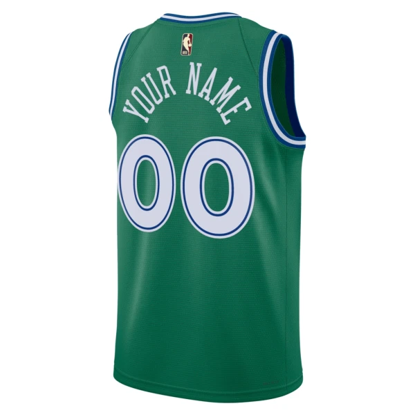 Maglia Dallas Mavericks Personalizzata Classic Edition 2025-26 Swingman Verde - Uomo
