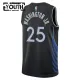 Maglia Dallas Mavericks Washington JR City Edition 2025-26 Swingman Nero - Bambino