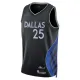 Maglia Dallas Mavericks Washington JR City Edition 2025-26 Swingman Nero - Uomo