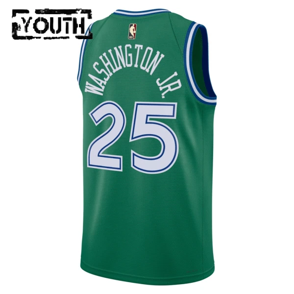 Maglia Dallas Mavericks Washington JR Classic Edition 2025-26 Swingman Verde - Bambino