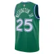 Maglia Dallas Mavericks Washington JR Classic Edition 2025-26 Swingman Verde - Uomo
