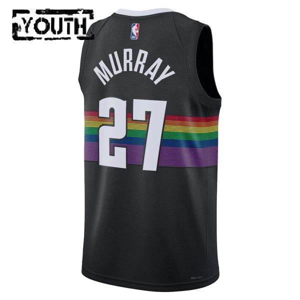 Maglia Denver Nuggets Jamal Murray City Edition 2025-26 Swingman Nero - Bambino