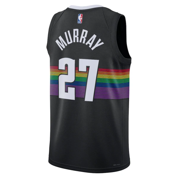 Maglia Denver Nuggets Jamal Murray City Edition 2025-26 Swingman Nero - Uomo