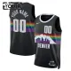 Maglia Denver Nuggets Personalizzata City Edition 2025-26 Swingman Nero - Bambino