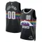 Maglia Denver Nuggets Personalizzata City Edition 2025-26 Swingman Nero - Uomo