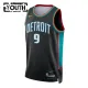 Maglia Detroit Pistons Ausar Thompson City Edition 2025-26 Swingman Nero - Bambino