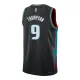 Maglia Detroit Pistons Ausar Thompson City Edition 2025-26 Swingman Nero - Uomo