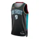 Maglia Detroit Pistons Ausar Thompson City Edition 2025-26 Swingman Nero - Uomo
