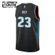 Maglia Detroit Pistons Jaden Ivey City Edition 2025-26 Swingman Nero - Bambino