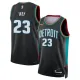Maglia Detroit Pistons Jaden Ivey City Edition 2025-26 Swingman Nero - Uomo
