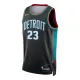 Maglia Detroit Pistons Jaden Ivey City Edition 2025-26 Swingman Nero - Uomo