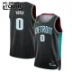 Maglia Detroit Pistons Jalen Duren City Edition 2025-26 Swingman Nero - Bambino