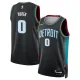 Maglia Detroit Pistons Jalen Duren City Edition 2025-26 Swingman Nero - Uomo