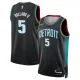Maglia Detroit Pistons Ron Holland II City Edition 2025-26 Swingman Nero - Uomo