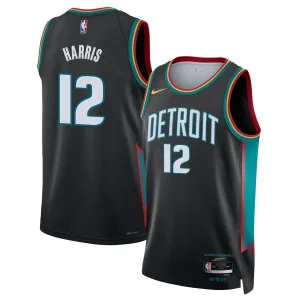 Maglia Detroit Pistons Tobias Harris City Edition 2025-26 Swingman Nero - Uomo