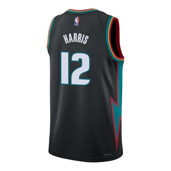 Maglia Detroit Pistons Tobias Harris City Edition 2025-26 Swingman Nero - Uomo
