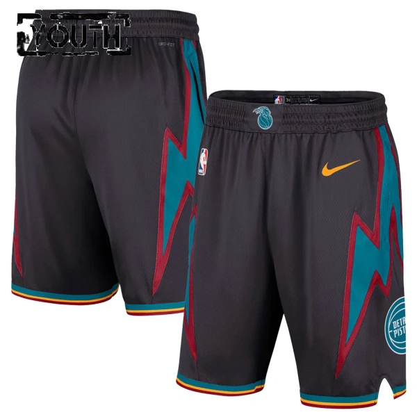 Pantaloncini Detroit Pistons City Edition 2025-26 Swingman - Bambino