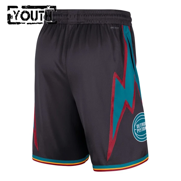 Pantaloncini Detroit Pistons City Edition 2025-26 Swingman - Bambino