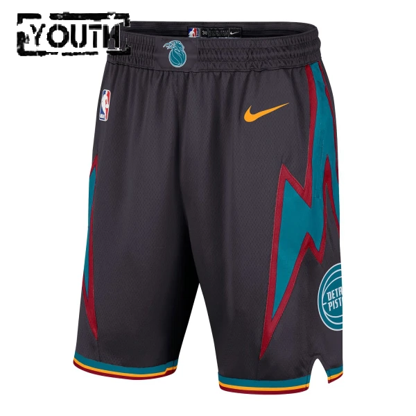 Pantaloncini Detroit Pistons City Edition 2025-26 Swingman - Bambino