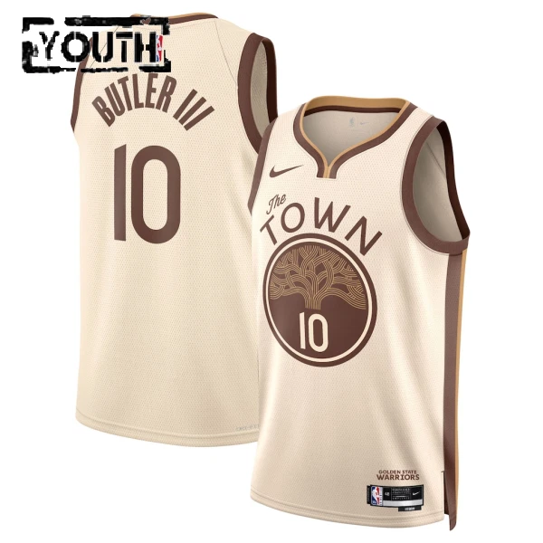 Maglia Golden State Warriors Jimmy Butler III City Edition 2025-26 Swingman Bianco - Bambino Maglia Golden State Warriors Jimmy Butler III City Edition 2025-26 Swingman Bianco - Bambino